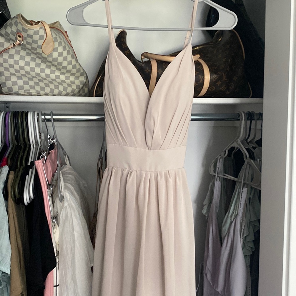 Floor length gown